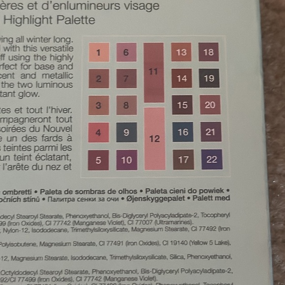 NEW SEPHORA Glacial Glow Winter Holiday Season Eyeshadow & Highlight Palette - Picture 5 of 5